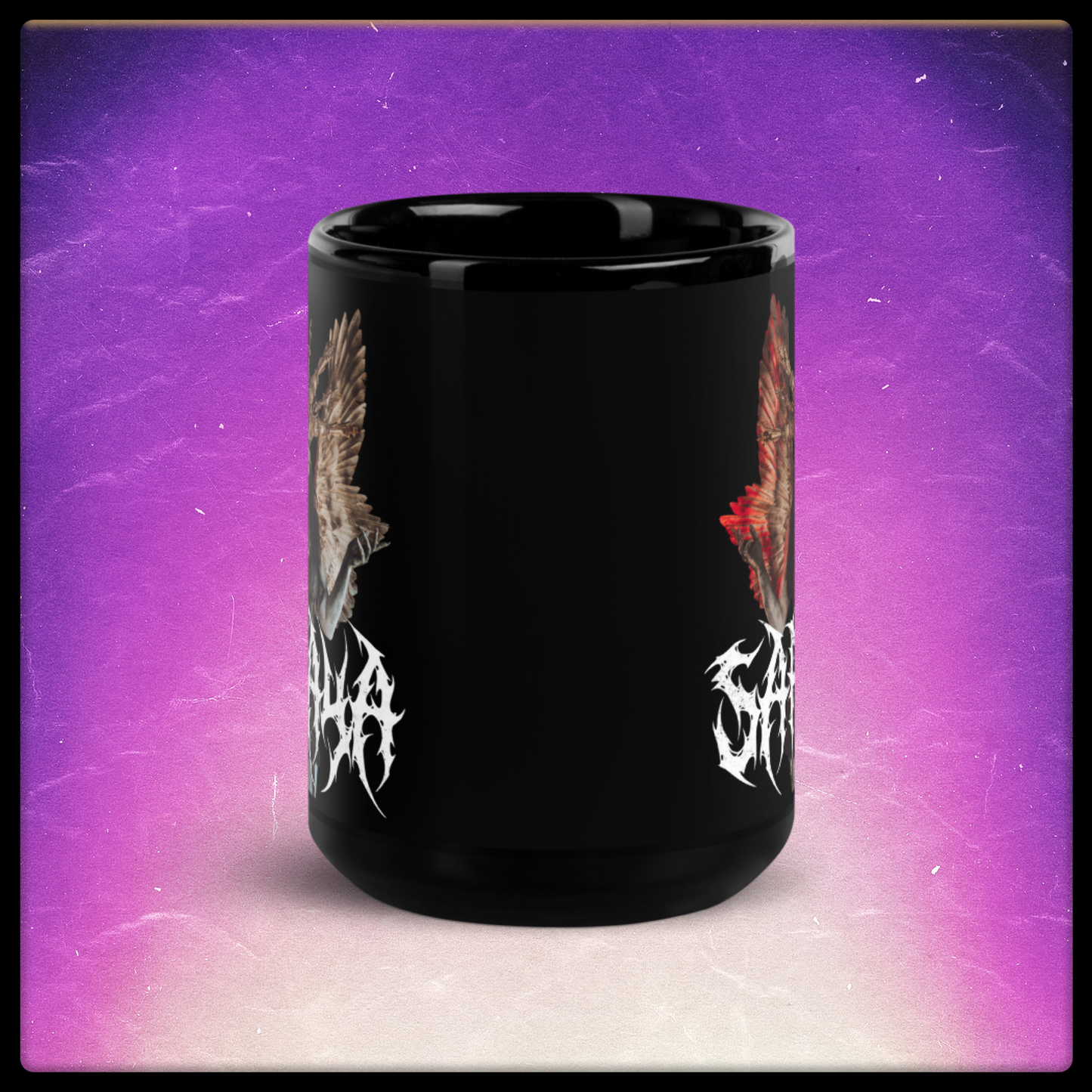 Dark Reign Black Glossy Mug