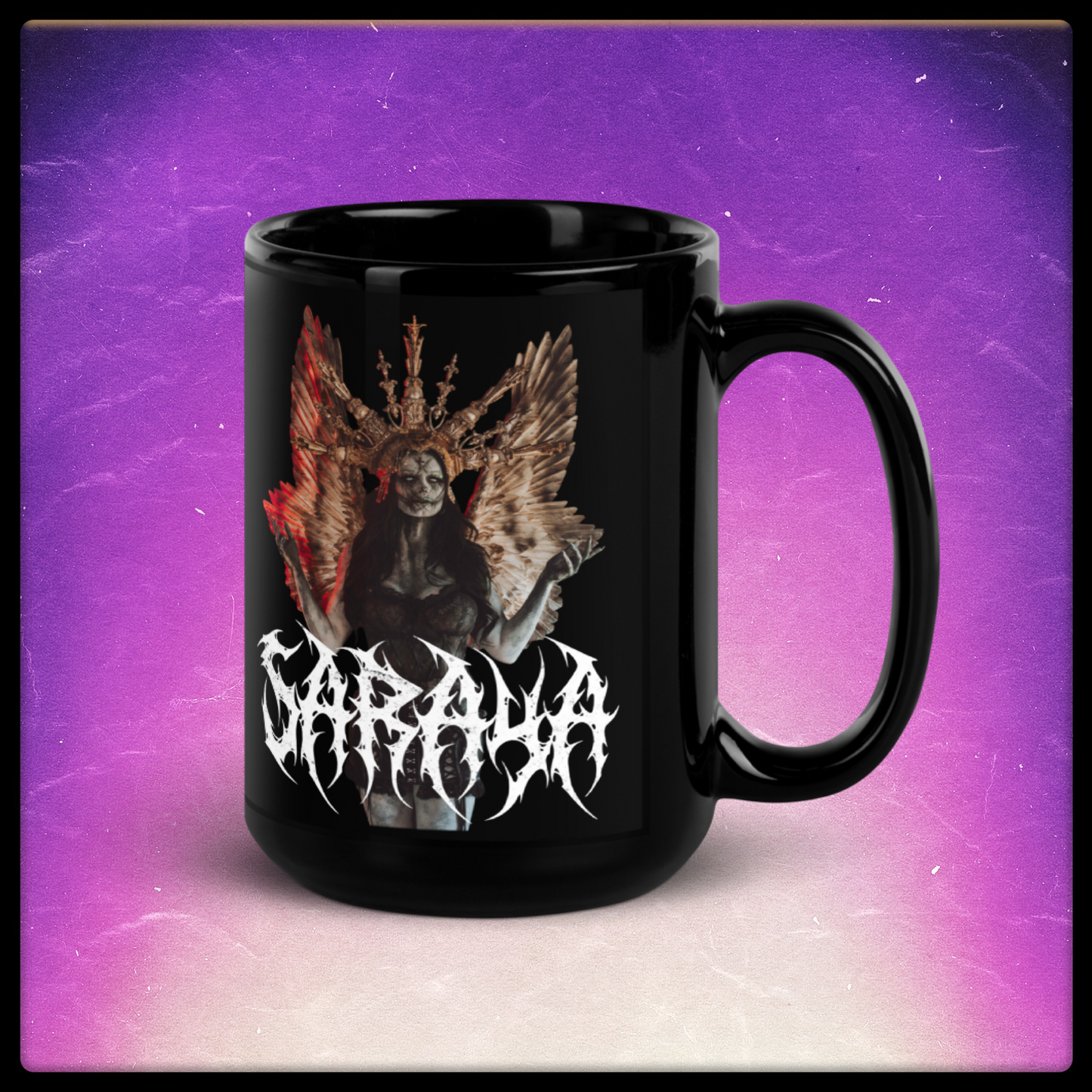 Dark Reign Black Glossy Mug