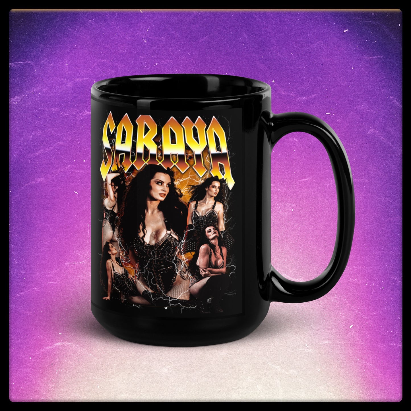 Unproblematic Icon Black Glossy Mug