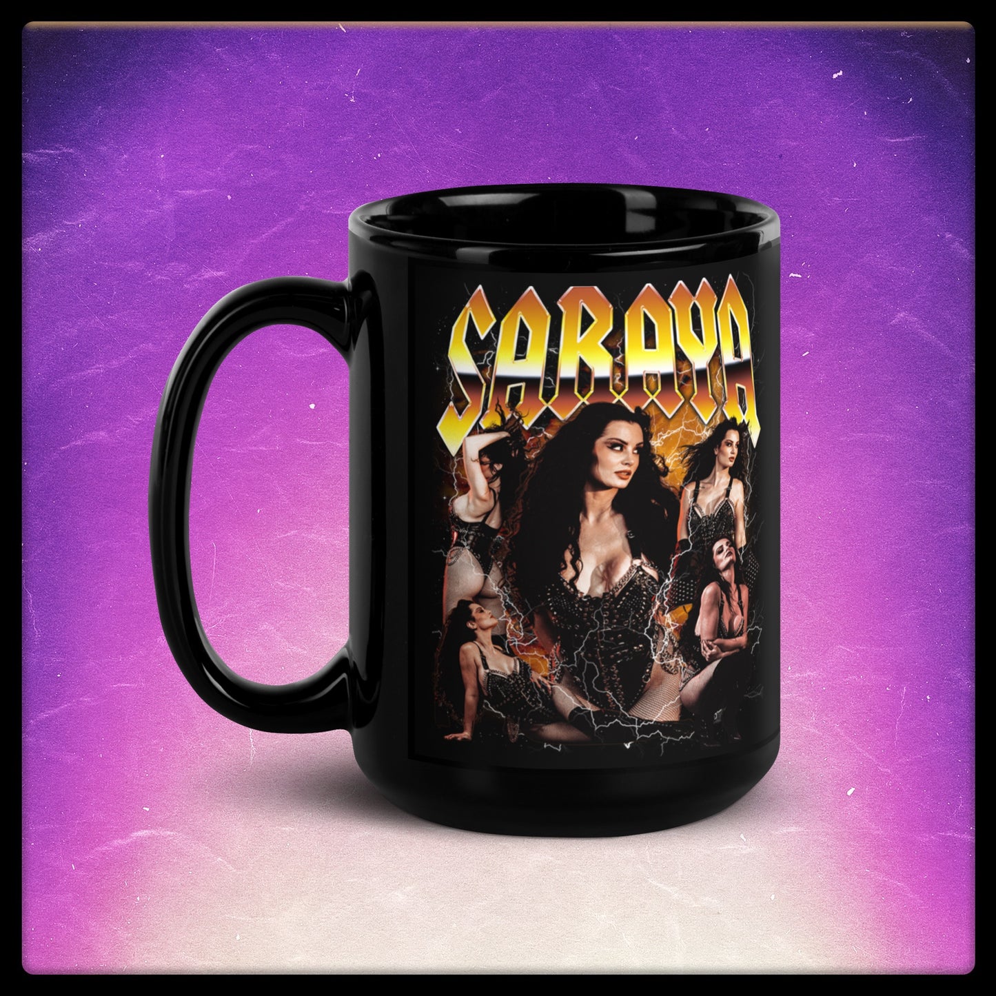 Unproblematic Icon Black Glossy Mug