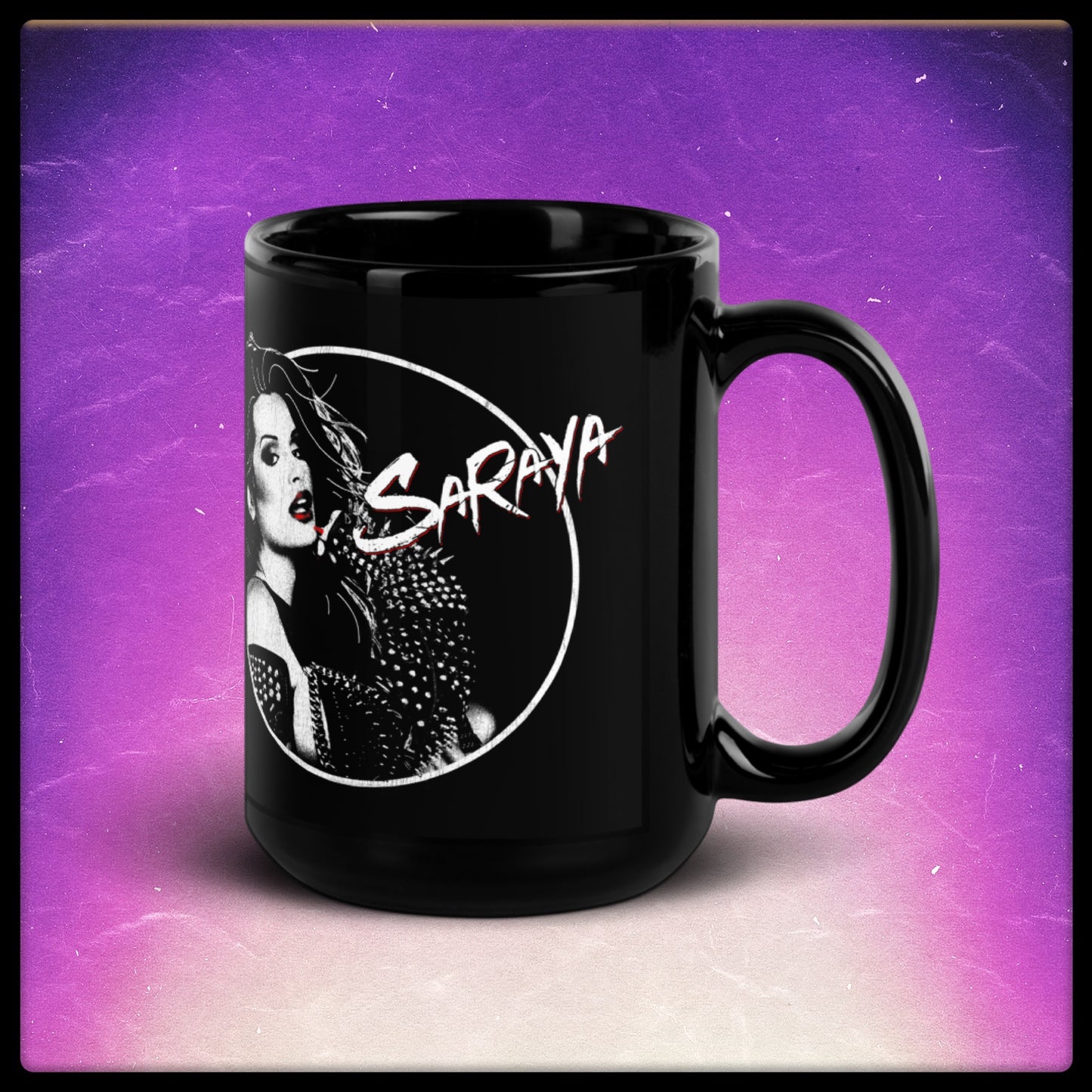 High Voltage Black Glossy Mug