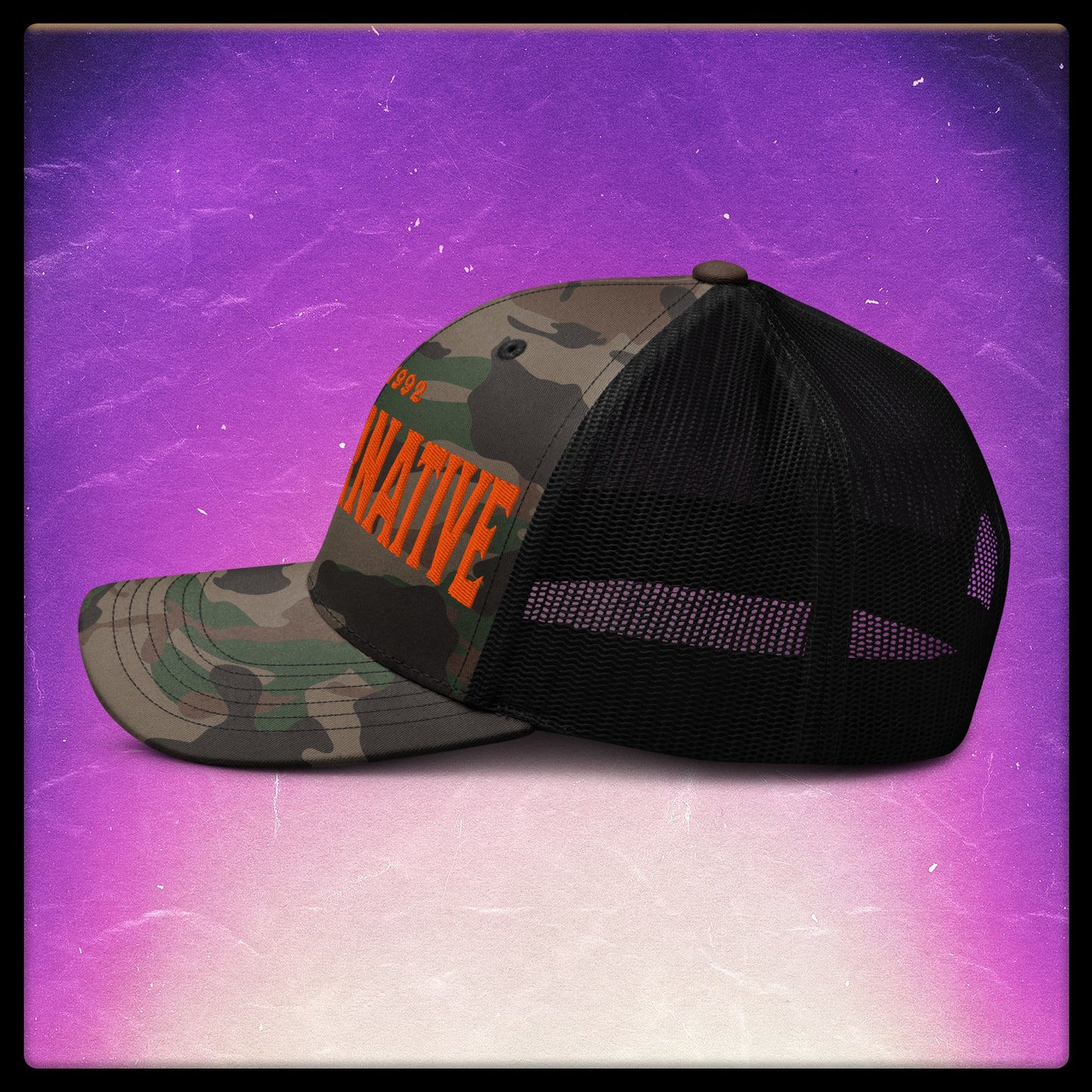 Y'allternative Camouflage Trucker Hat