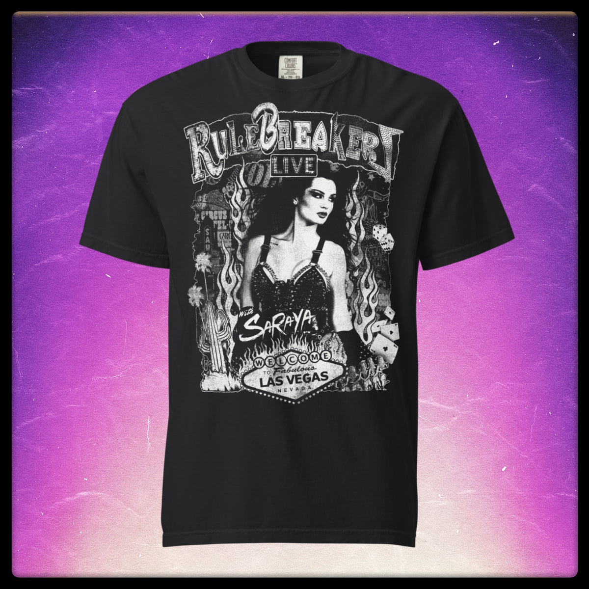 RuleBreakers Live From Vegas Unisex T-shirt – Saraya