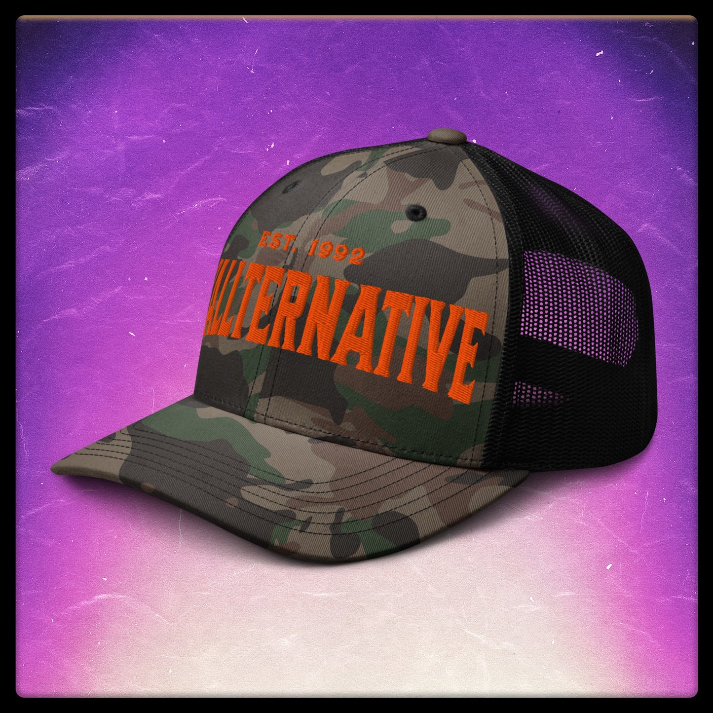 Y'allternative Camouflage Trucker Hat