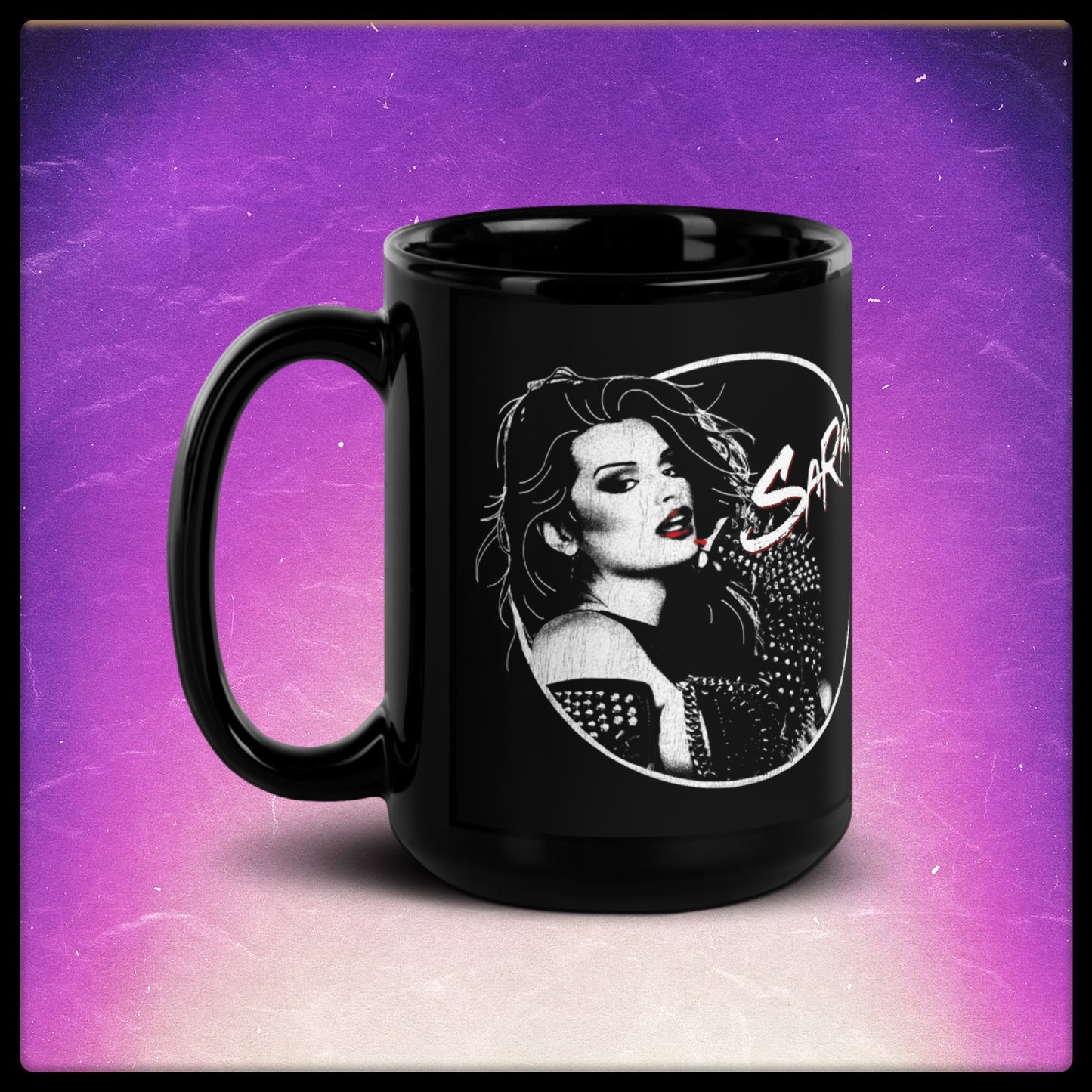 High Voltage Black Glossy Mug