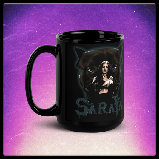 Ozzy Black Glossy Mug